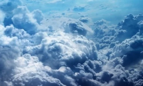 Oblaky - Ilustračný obrázok predstavujúci tvorbu oblakov a ich vzťah k vode na Marlus blogu.