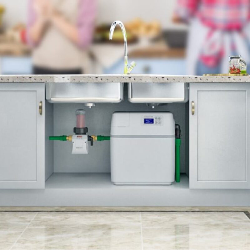 Umiestnenie zmäkčovača vody Duplex Mini - príklad umiestnenia v domácnosti